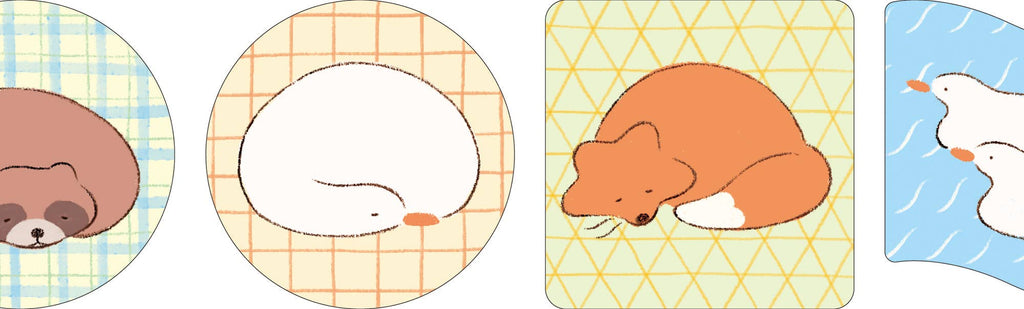 HITOTOKI by KING JIM - SODA transparent Masking Tape Sticker type: Pin badge