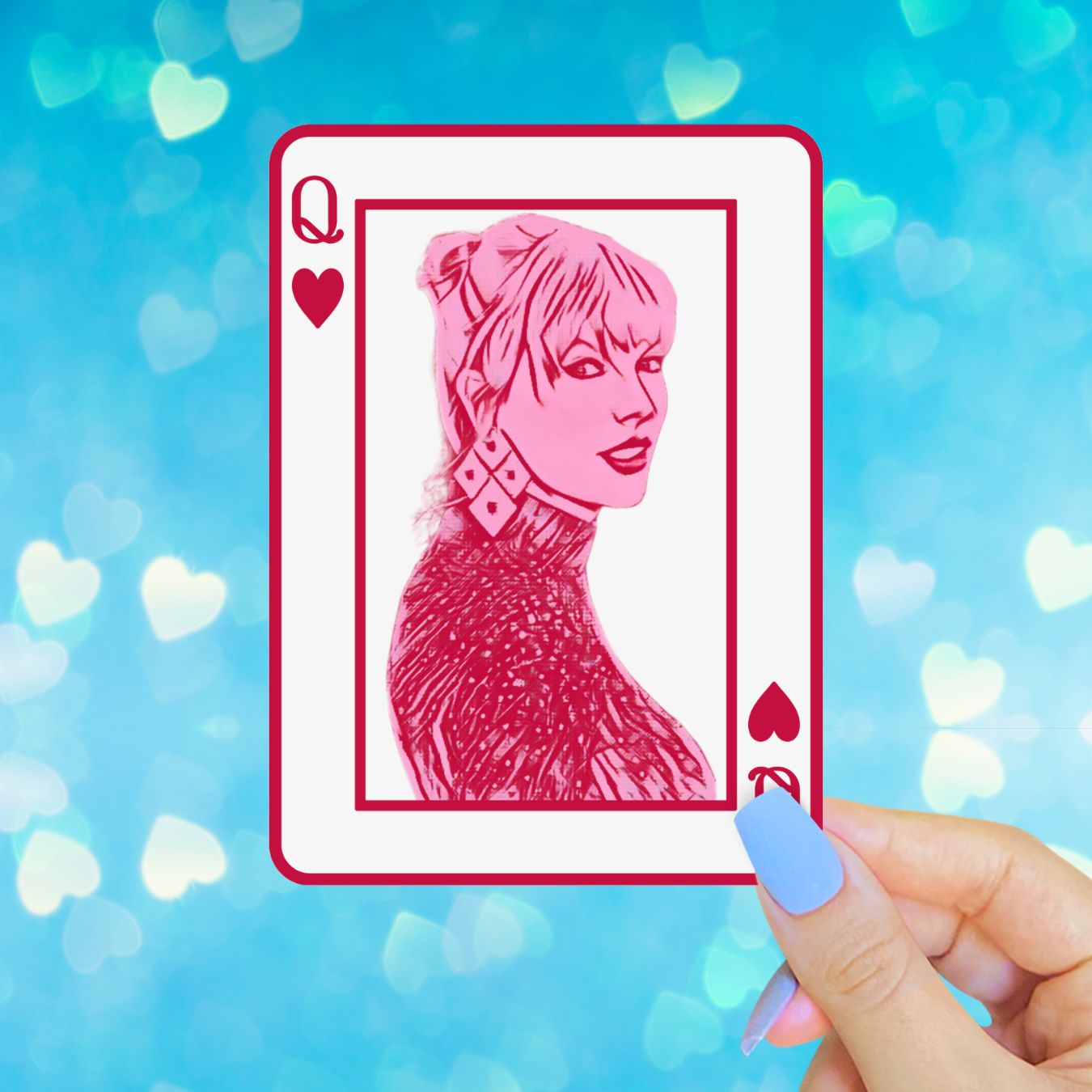 Pretty Toxic Stickers Taylor Swift queen of hearts Sticker