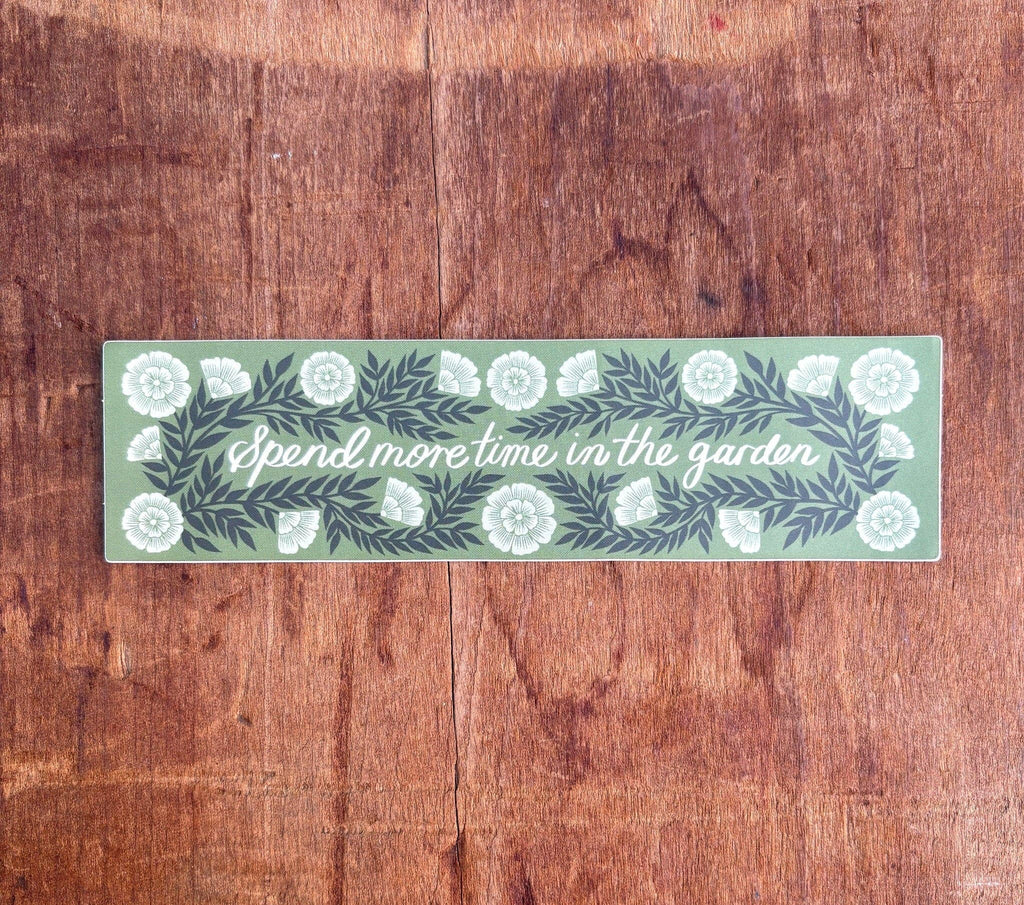 Katharine Watson - "Spend More Time in the Garden" Sticker
