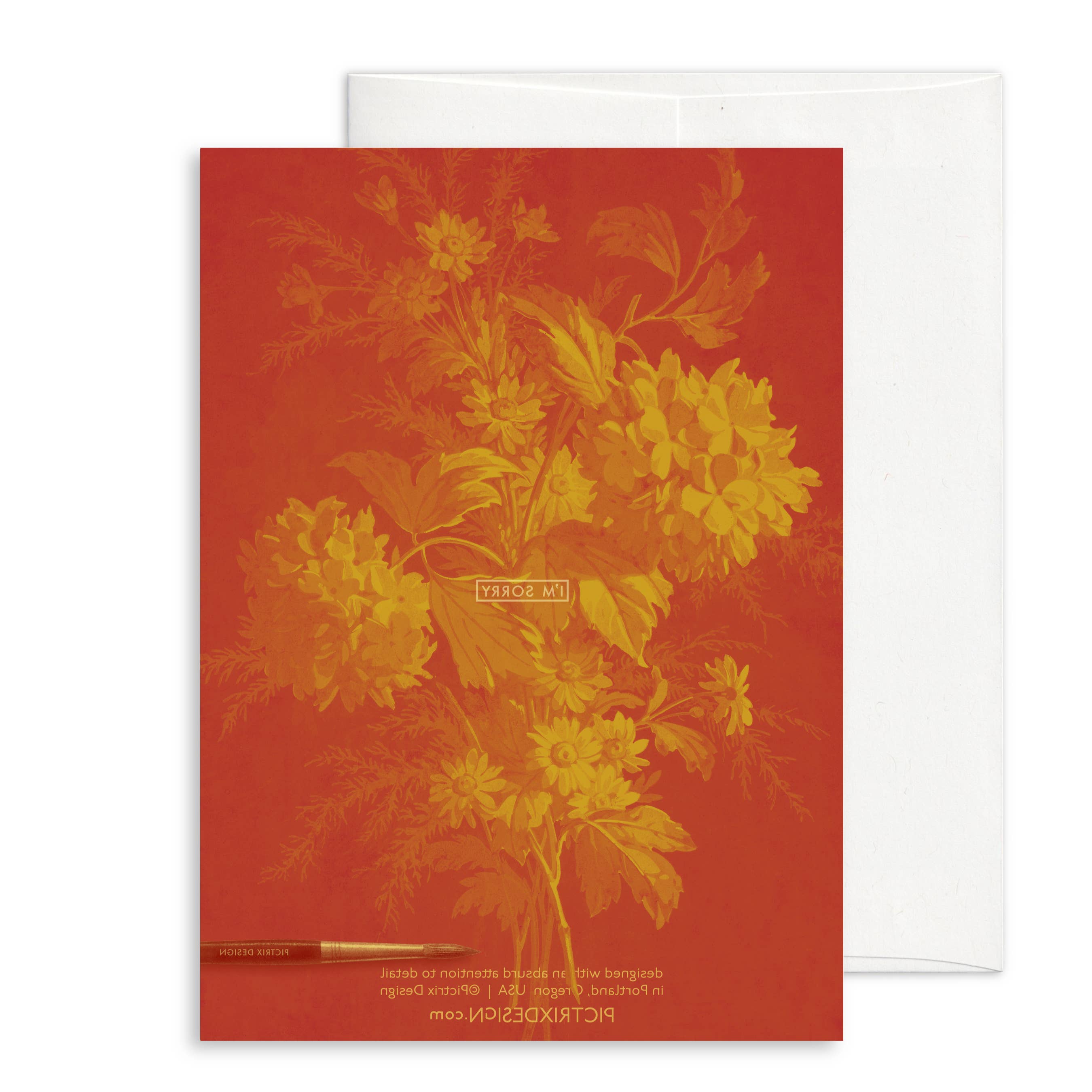Pictrix Design - "I'm sorry" A6 card