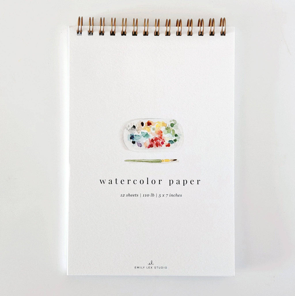 emily lex studio - Spiral watercolor paper pad
