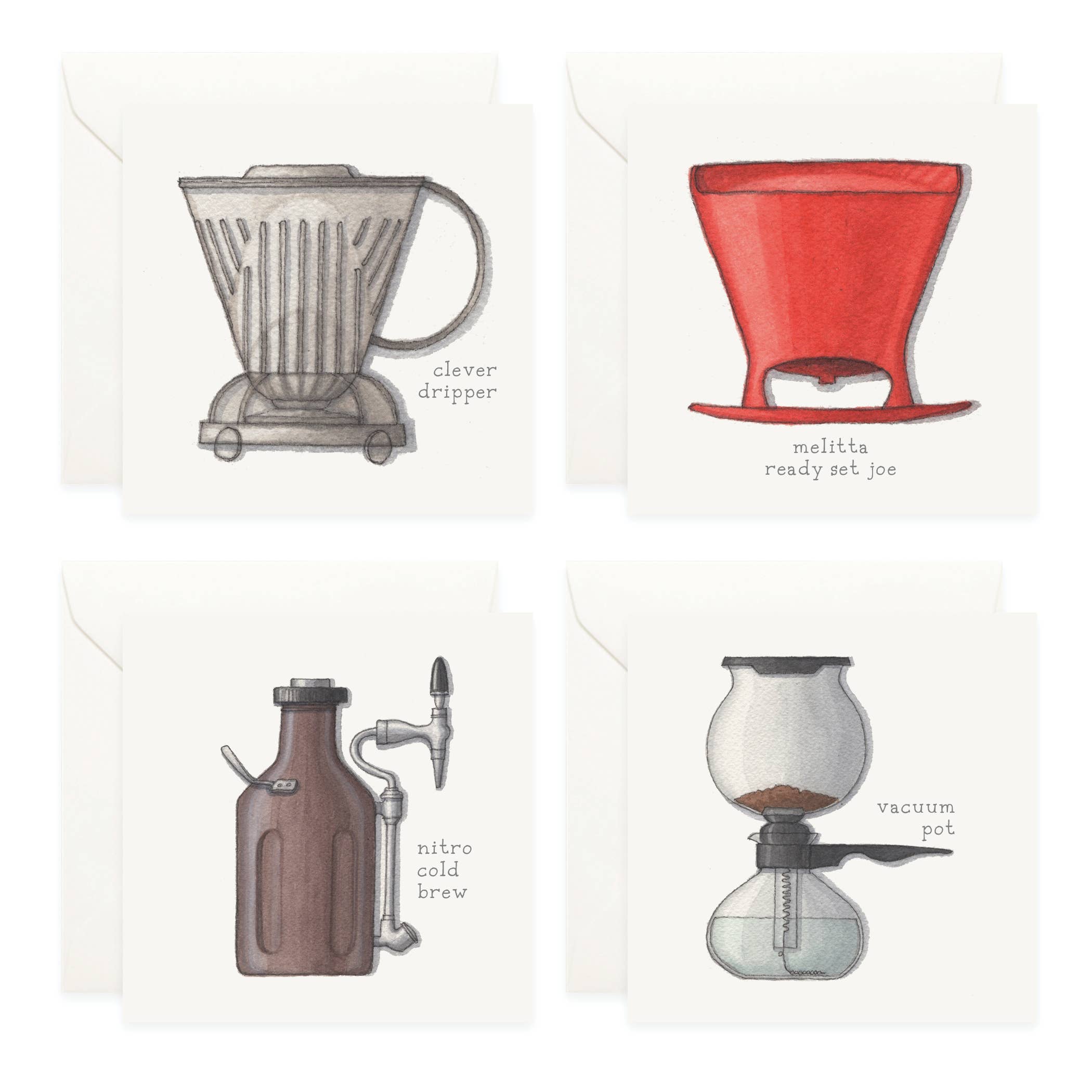 Yeesan Loh - Mini Cards Set / Coffee Brewing