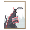 Modern Printed Matter - Godzilla's Bakery Birthday Card