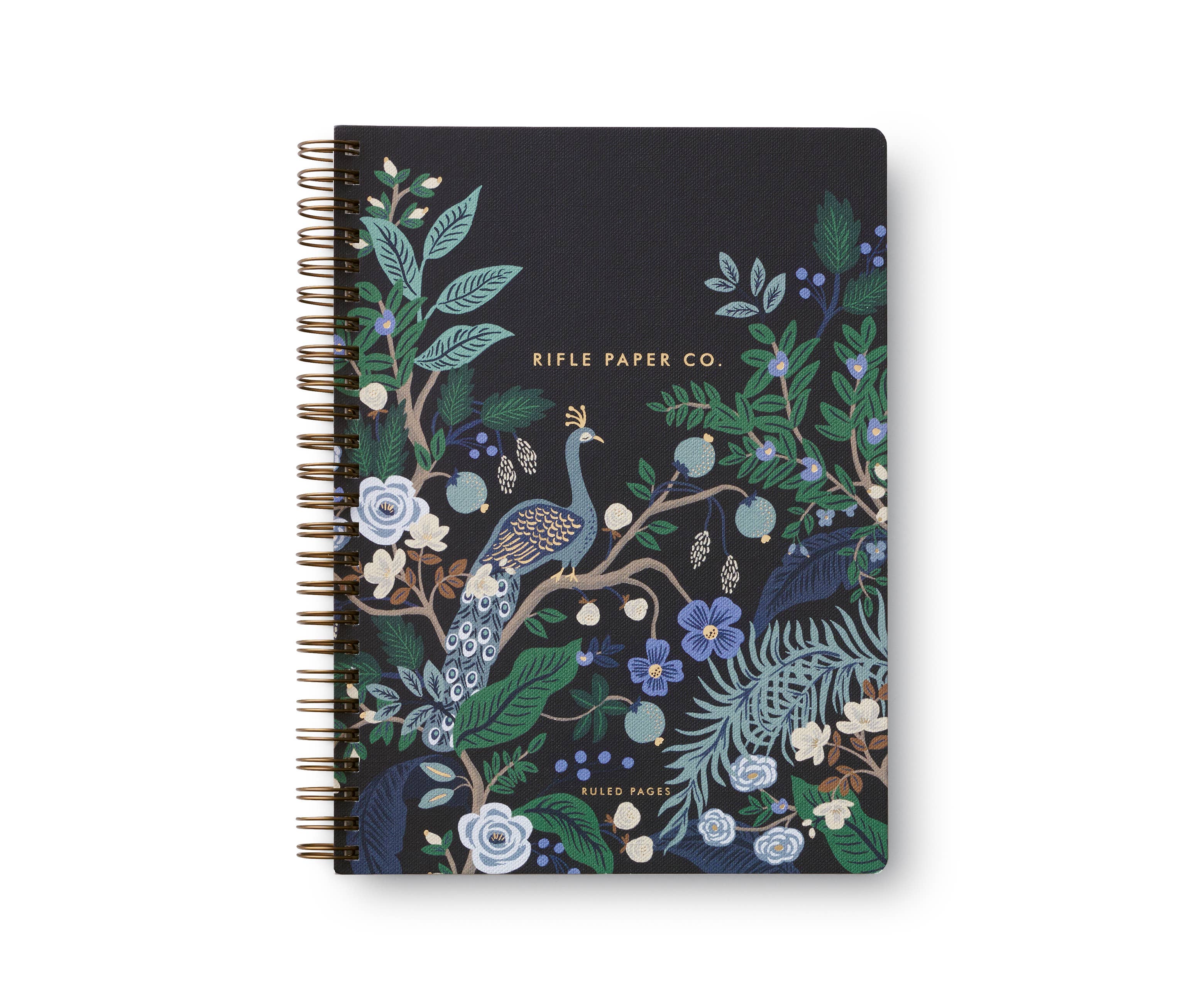 Rifle Paper Co. - Peacock Spiral Notebook