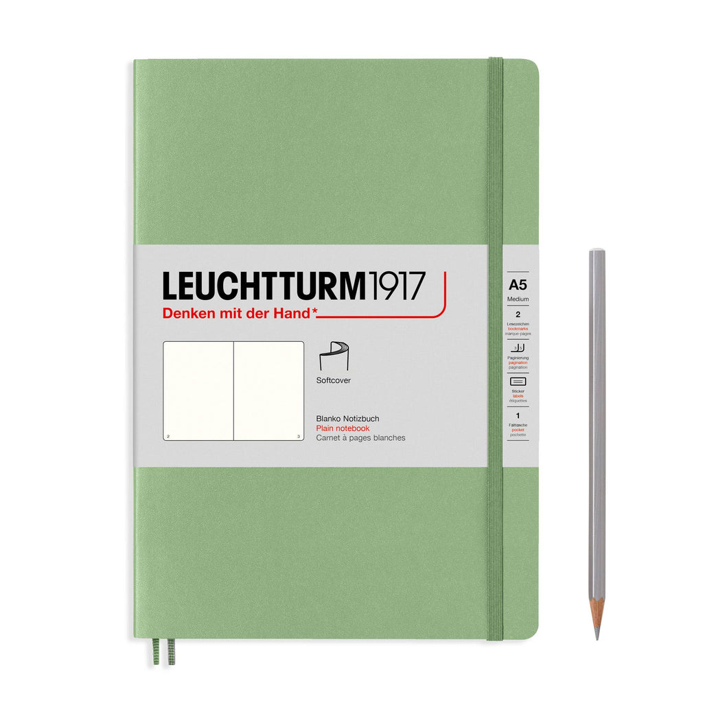 LEUCHTTURM1917 - Notebooks - Medium (A5): Port red / Hardcover / Ruled