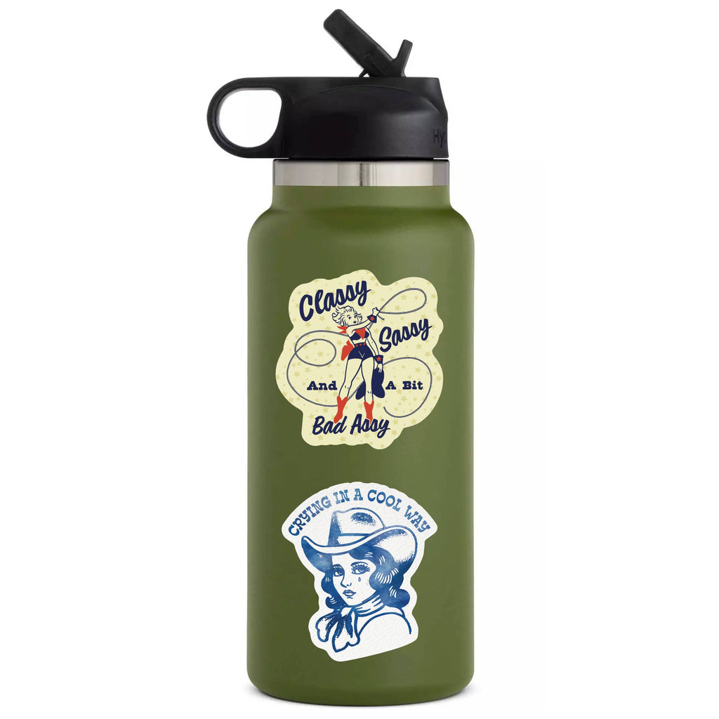 Juju and Moxie - Sassy Swear Cowgirl Western Vinyl Sticker