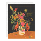 Seedlings - Vase Still Life - Get Well Card
