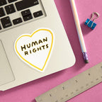 THE FOUND - Human Rights Heart Die Cut Sticker