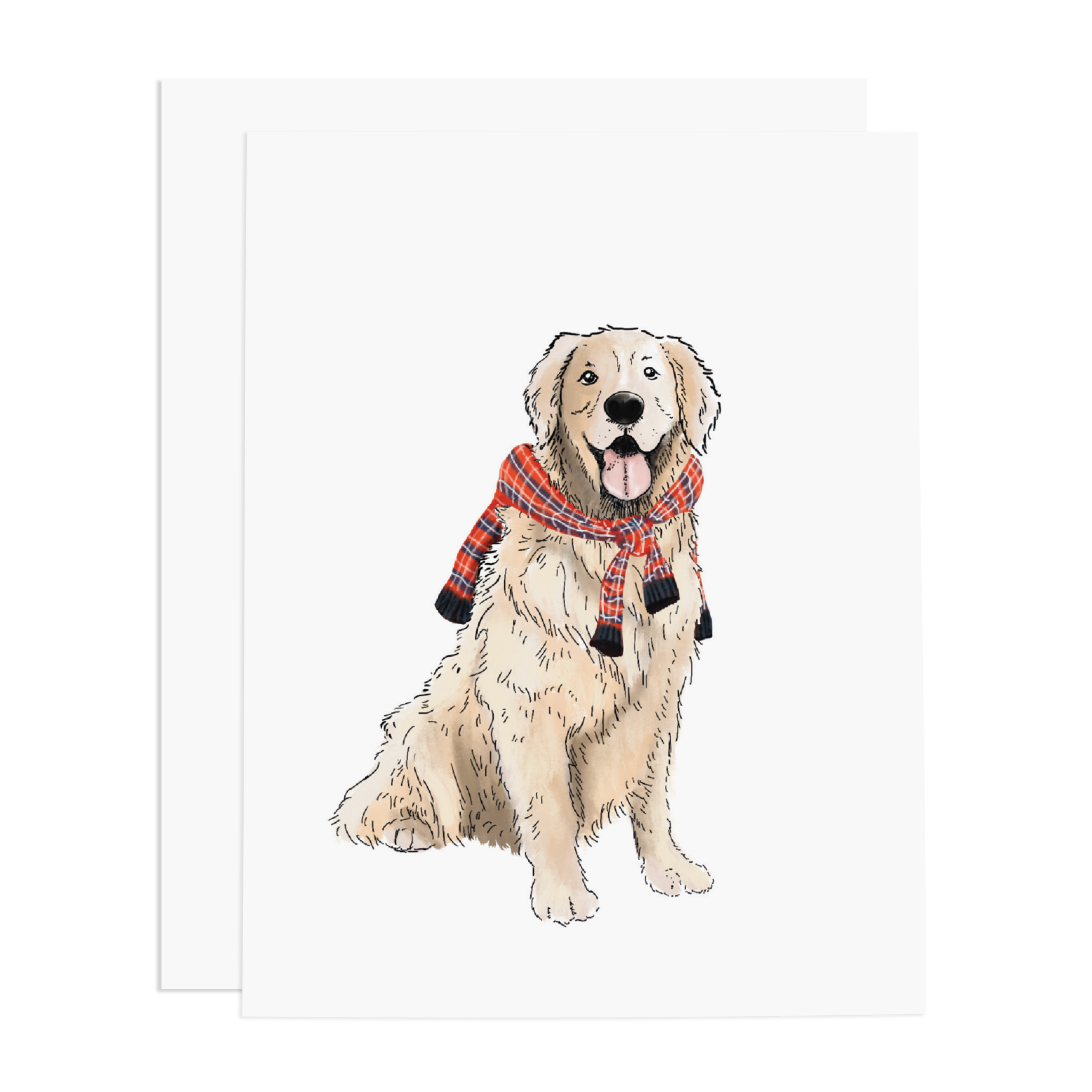 Ramus & Co. - Preppy Retriever Greeting Card