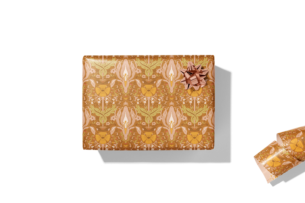 re:mused studio - Wildflower Gift Wrap Sheet-Double Sided