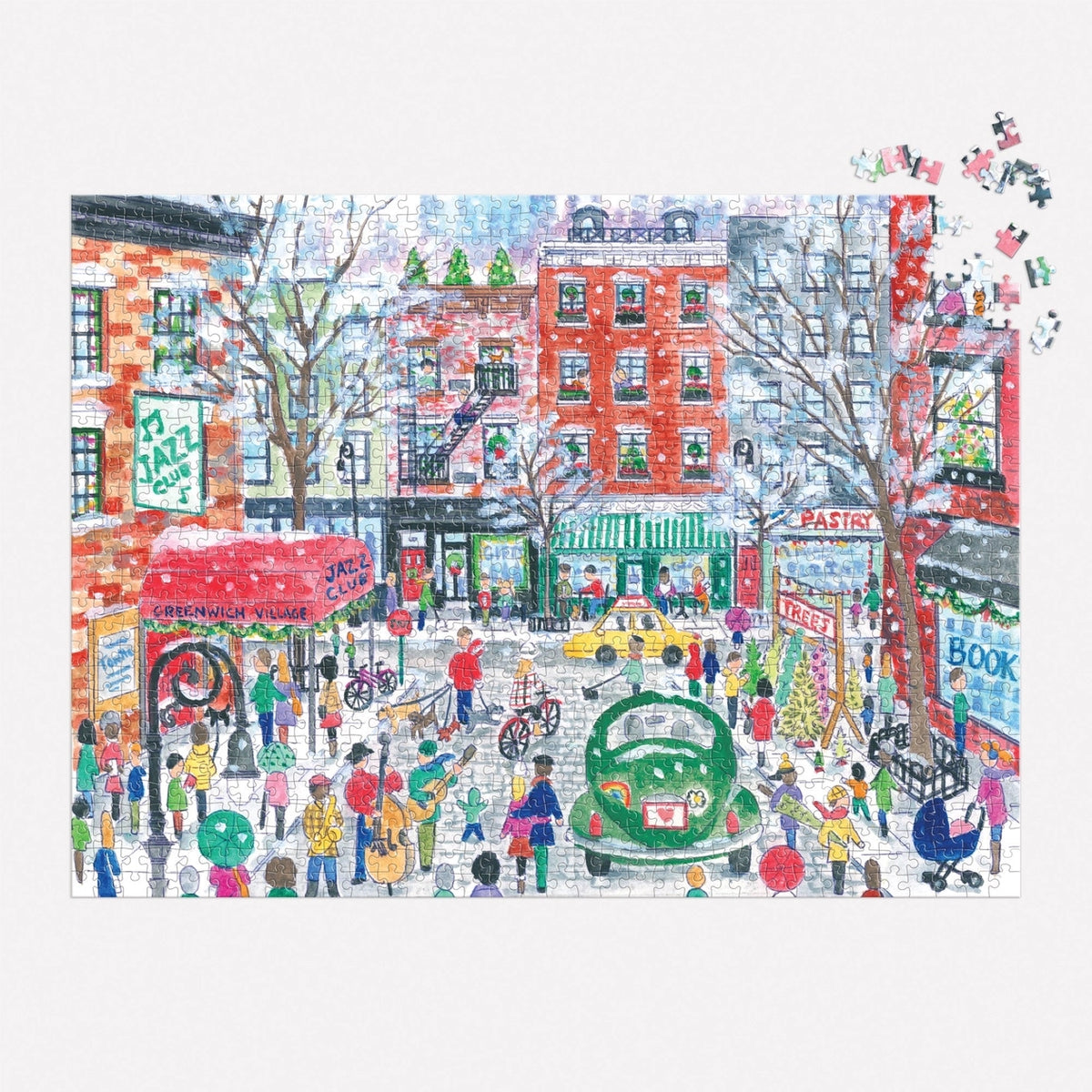 Chronicle, Puzzle 1000 Storrings Christmas Greenwich Village