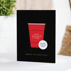 Fine Moments - 21st Birthday College Skills – Age and Milestone Card 