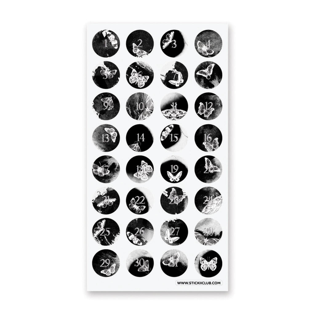 STICKII - Butterfly Numbers Sticker Sheet