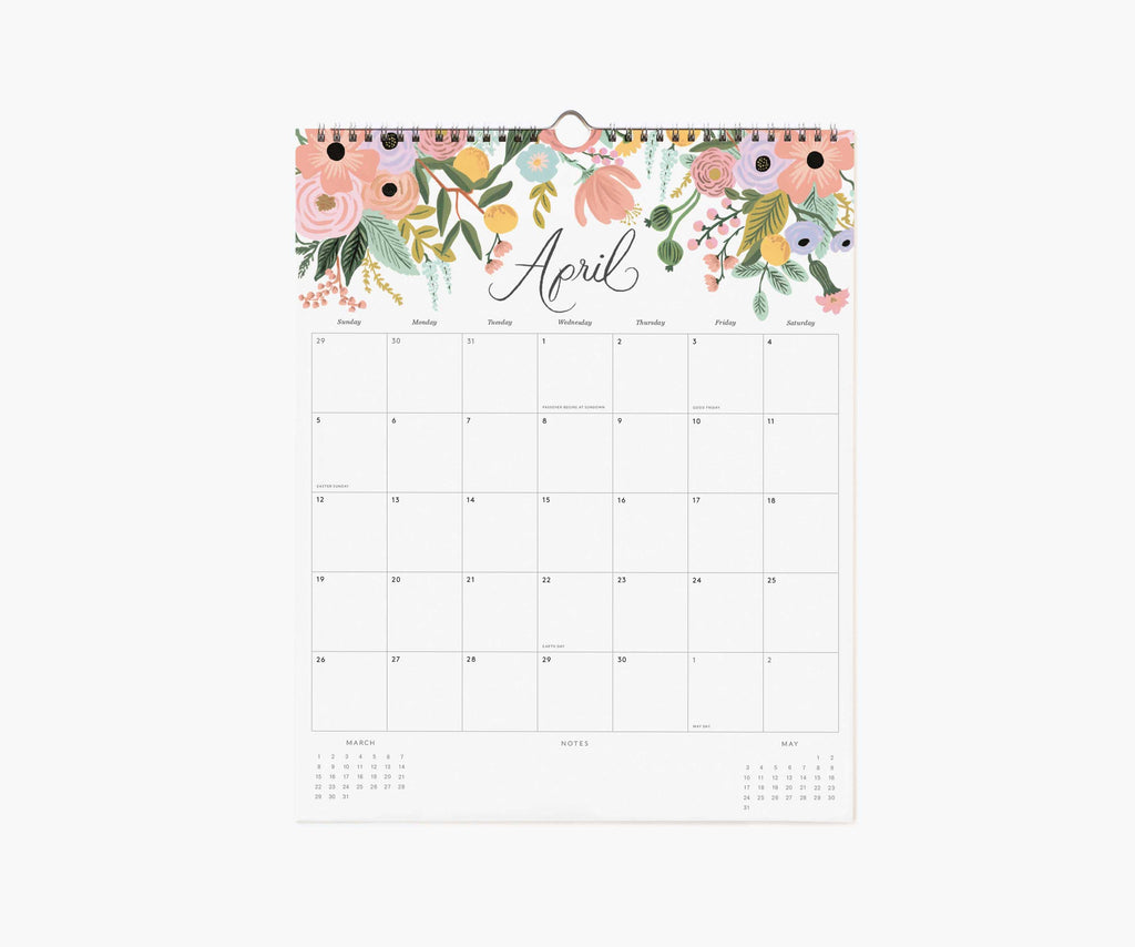 Rifle Paper Co. - 2026 Dahlia Appointment Calendar