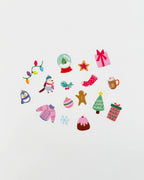 Girl of All Work - Holidays Jumble Washi Stickers