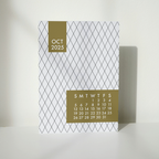 UncommonWares - Mod Gold 2025 Calendar