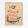 Lady Pilot Letterpress - Jackass Birthday Greeting Card