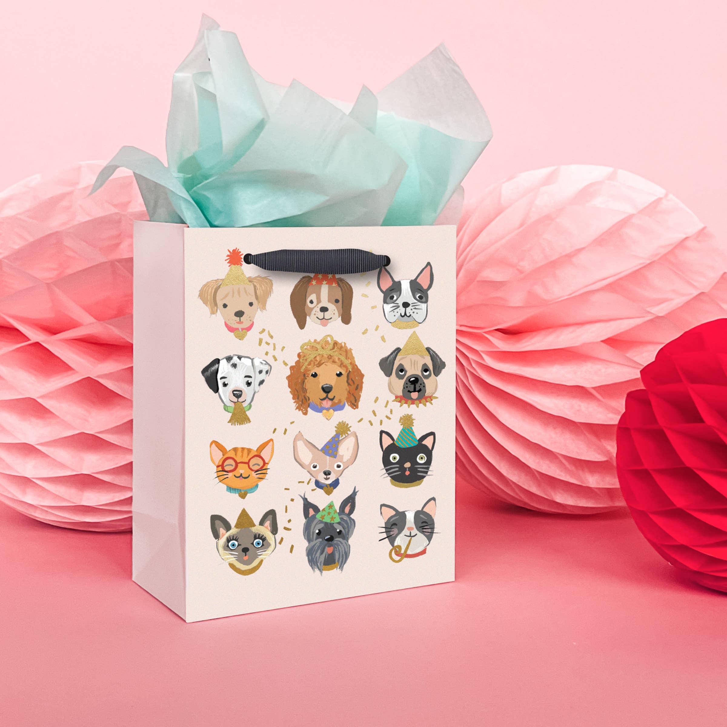 Inklings Paperie - Gift Bag - Pet Faces