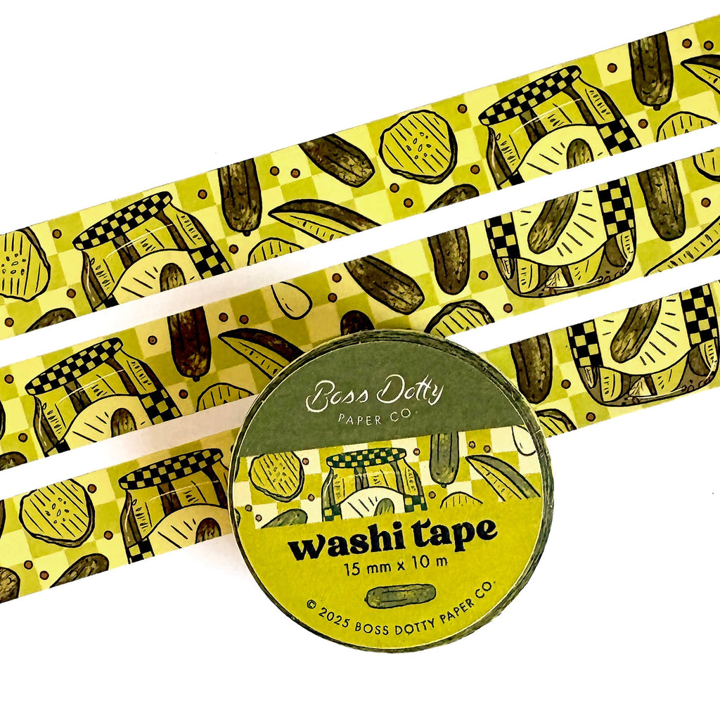 Boss Dotty Paper Co. - Pickle Pattern Washi Tape
