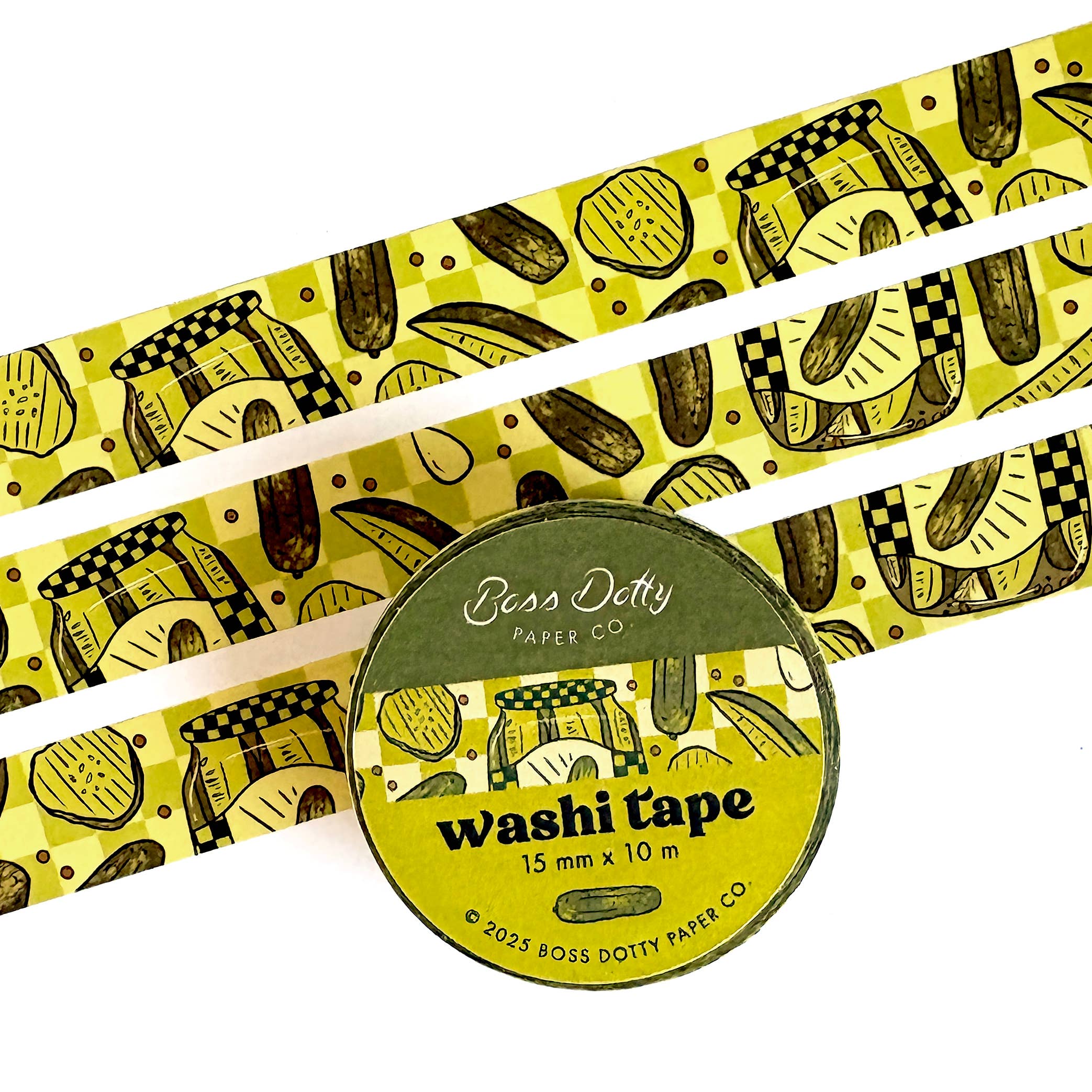 Boss Dotty Paper Co. - Pickle Pattern Washi Tape