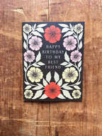 Katharine Watson - "Happy Birthday to My Best Friend," Greeting Card
