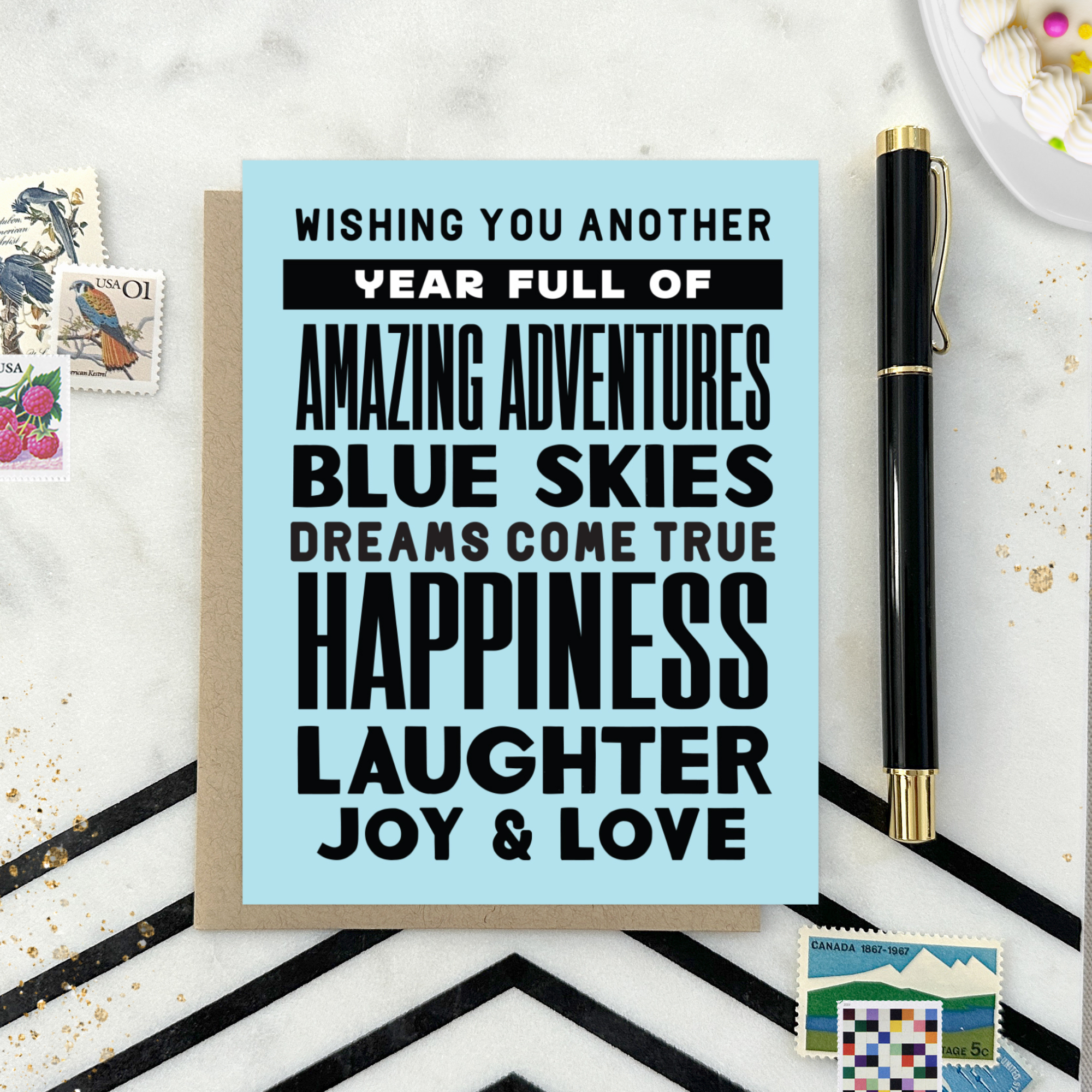 Barone and Co. - Another Year Stacked Birthday Card