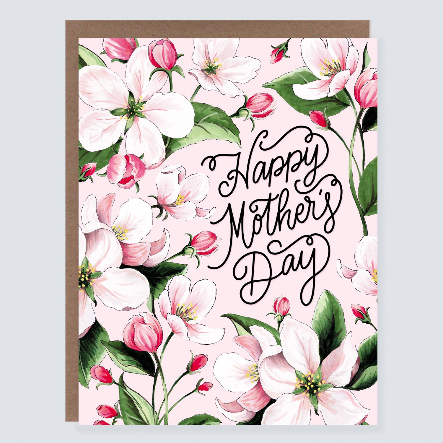Morgan Swank Studio - Apple Blossom Floral Mother's Day Card