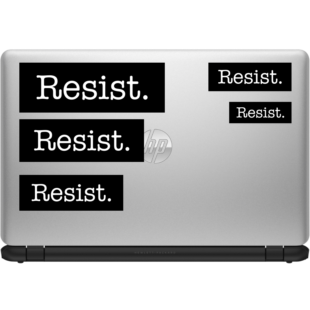 Discovery Stickers - Resist Sticker: 4 inch