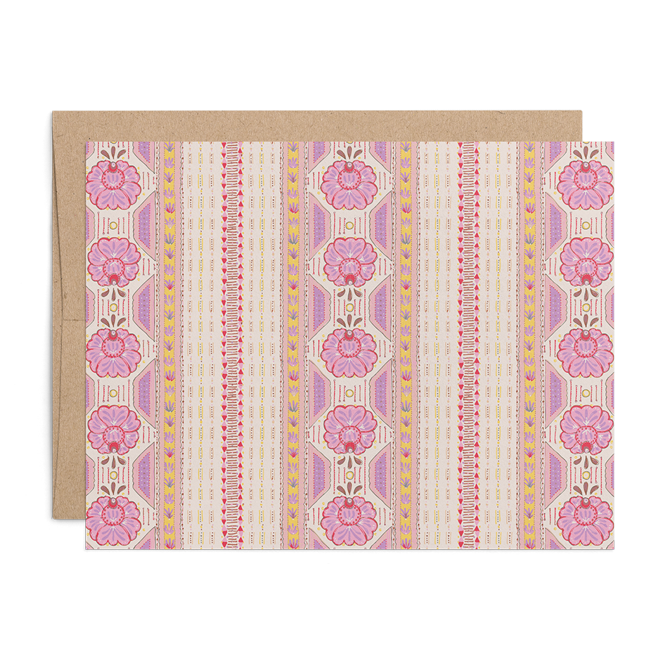 re:mused studio - Le Folk A2 Greeting Card
