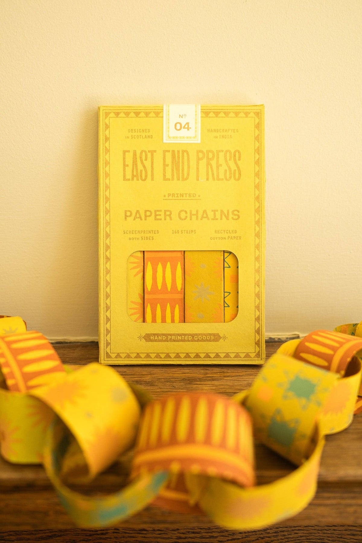 East End Press - YELLOW & GREEN PAPER CHAIN KIT