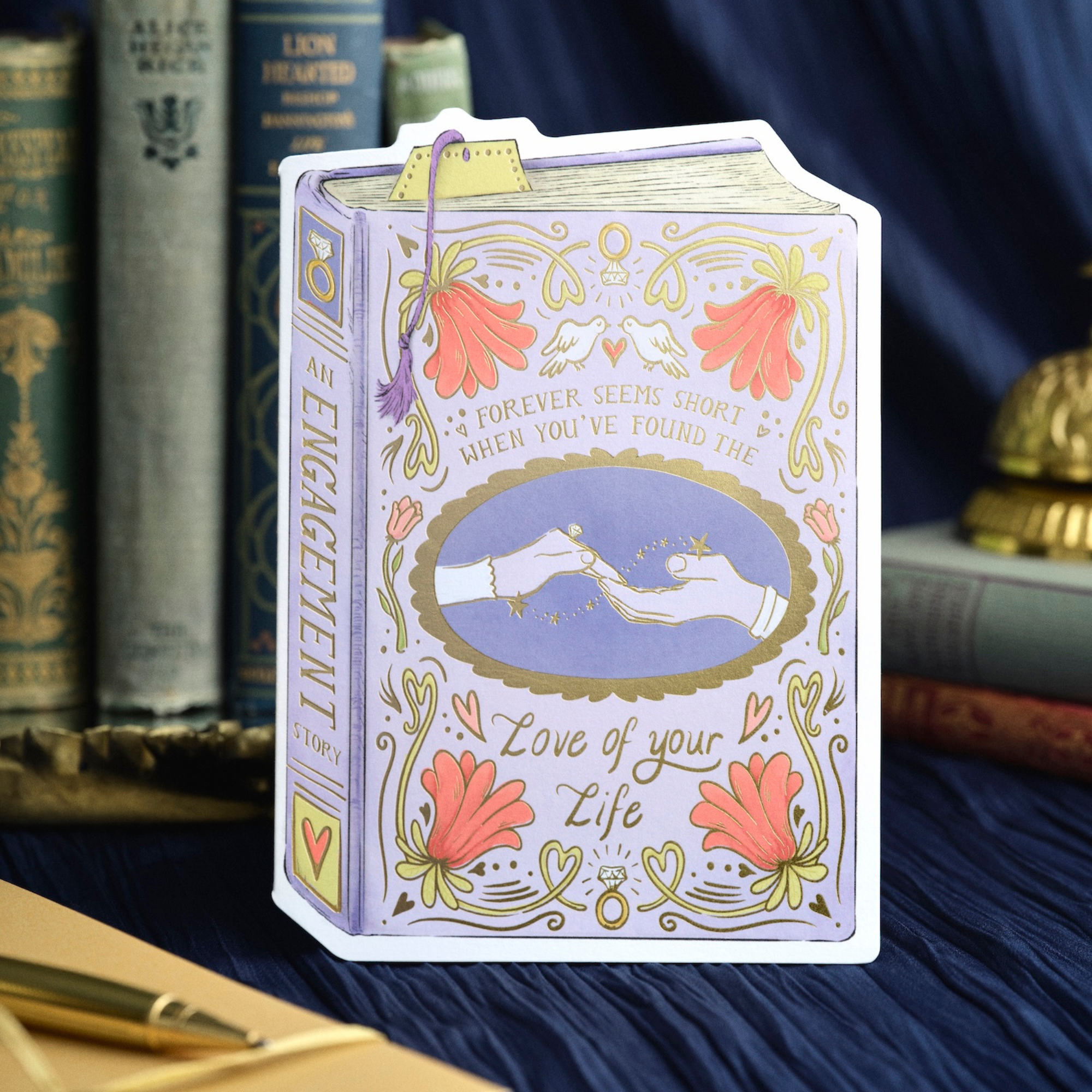 Good Juju Ink - Engagement Book Cover Diecut Card