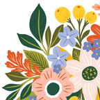 Molly Marie Pea - Floral Bouquet Thank You Card