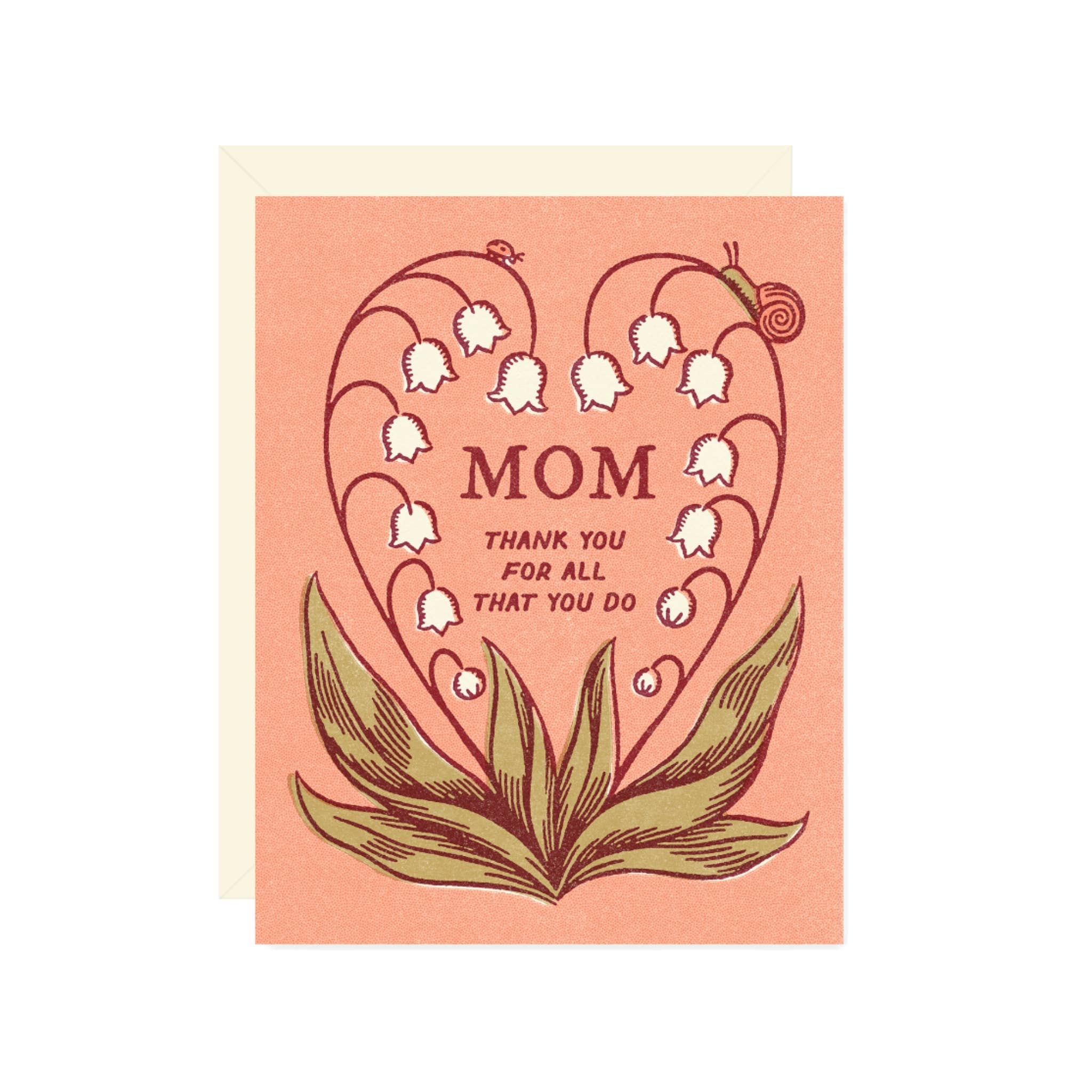 Wallflower Paper & Party - Lily of the Valley Mother’s Day Card