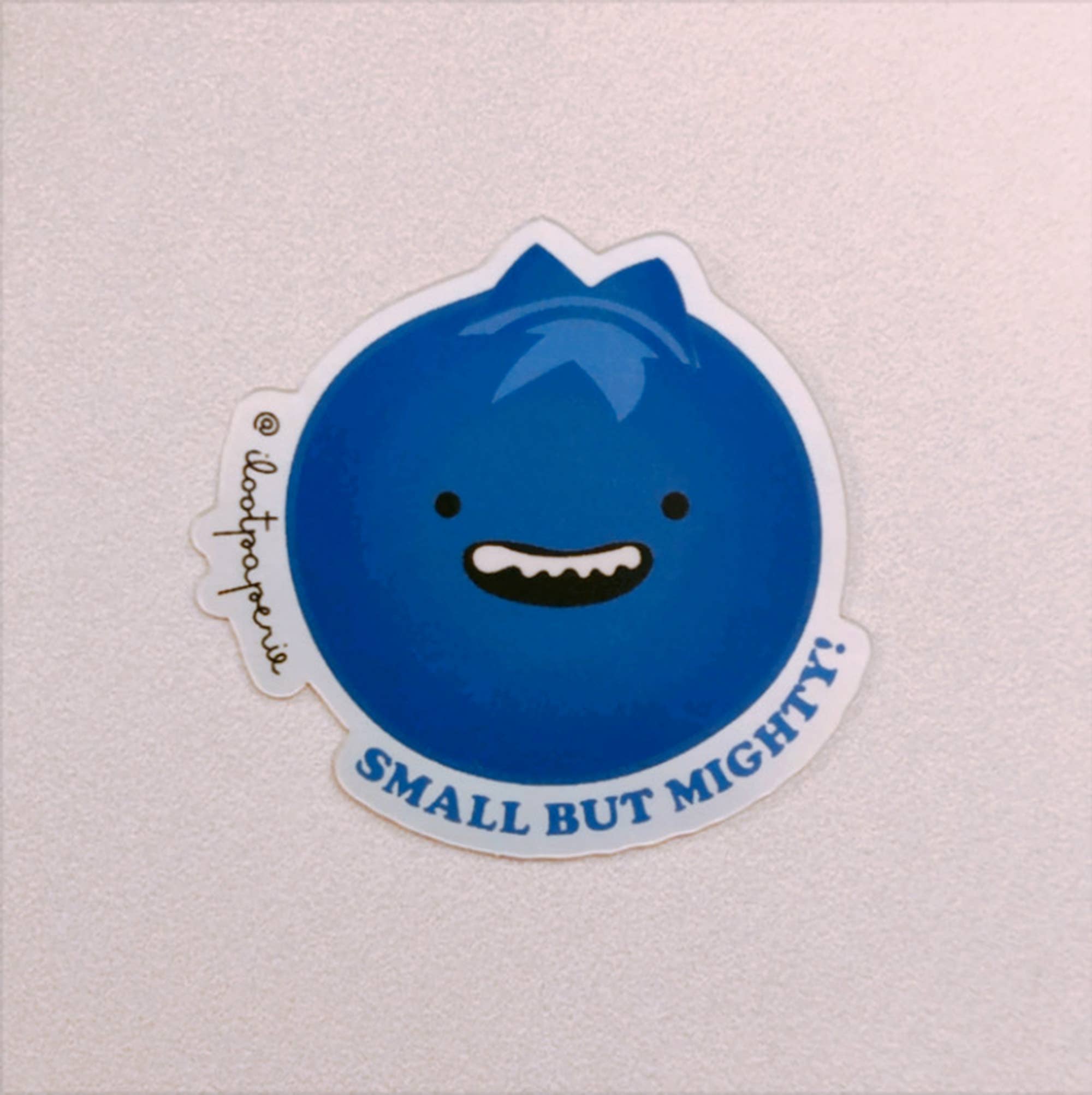 ILOOTPAPERIE - Small but Mighty Blueberry Single Sticker