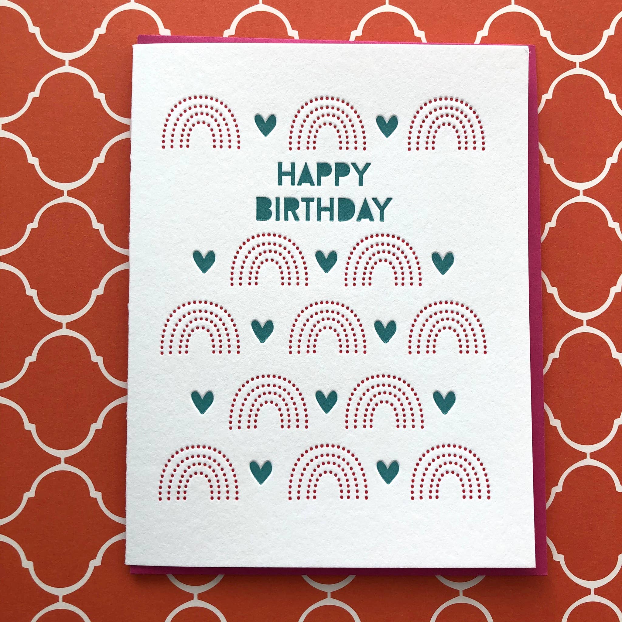 Lucky Bee Press - Happy Birthday Hearts & Rainbows