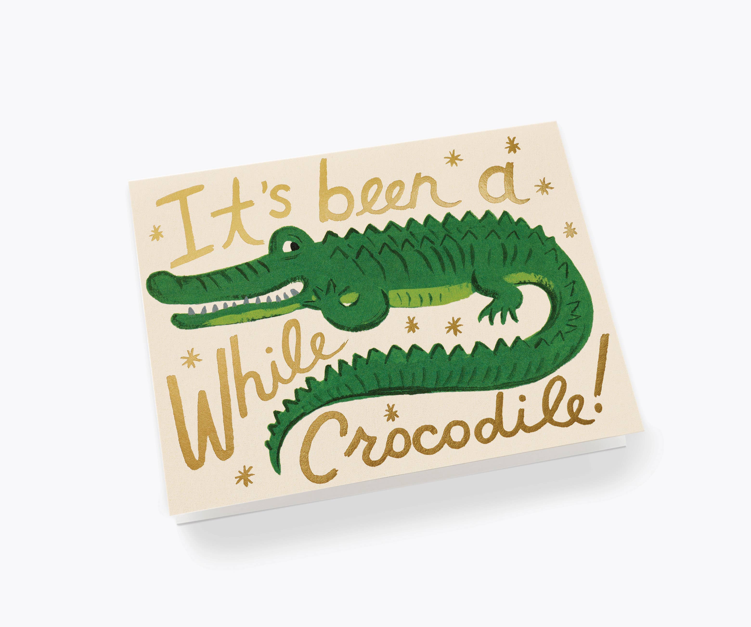 Rifle Paper Co. - Been A While Crocodile Card