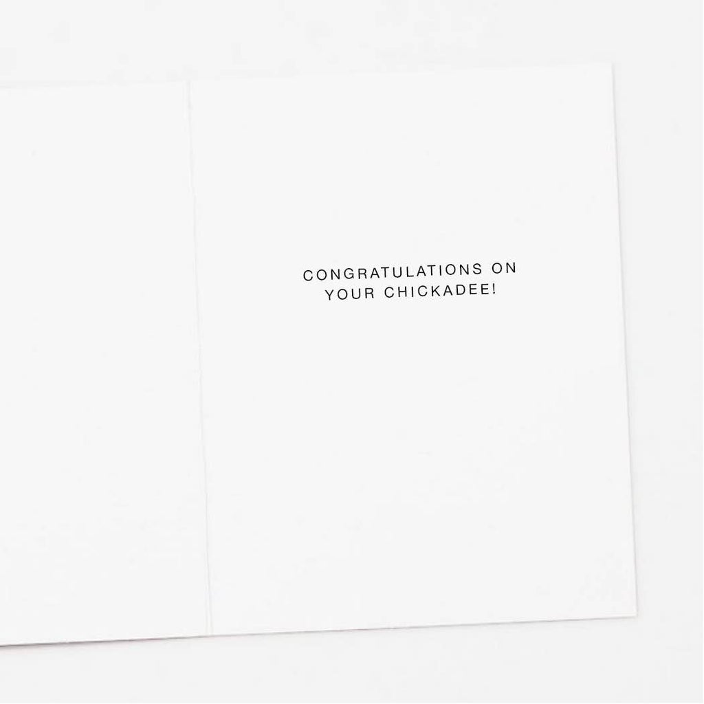 Apartment 2 Cards - Chickadee New Baby Card
