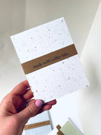 Atelier By Cat - Mini Recycled Coffee Confetti Notebook Eco-Friendly Book: Blank