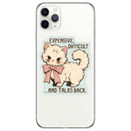 Juju and Moxie - Expensive Difficult Kitty Cat High Quality Vinyl Sticker