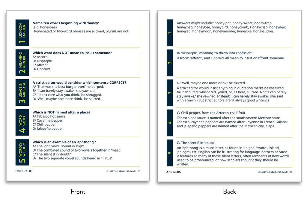 Simon & Schuster - League of the Lexicon by Two Brothers Games