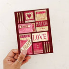Almeida Illustrations - Perfect Match Card | Anniversary + Love