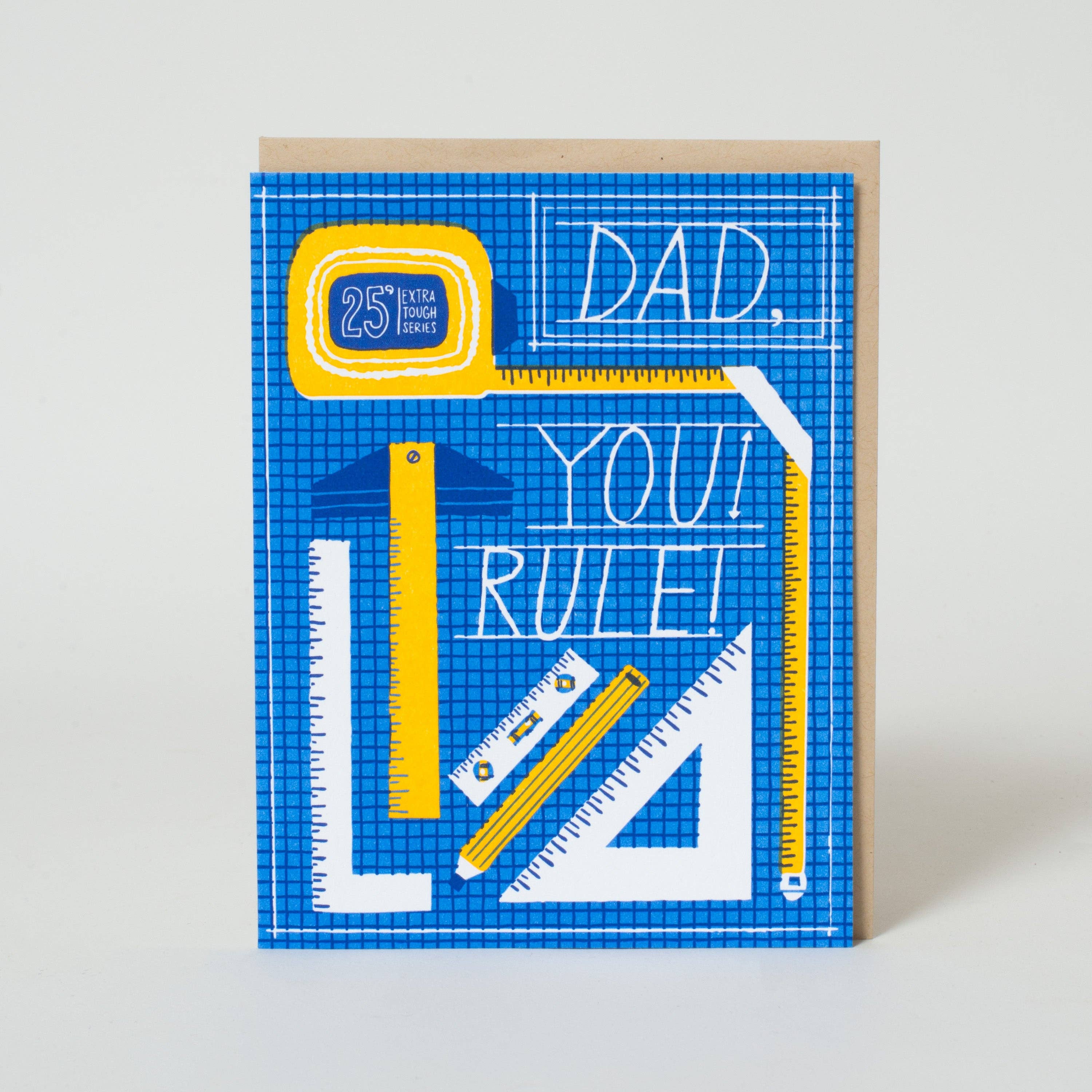 Egg Press Manufacturing - You Rule Dad Tools Greeting Card