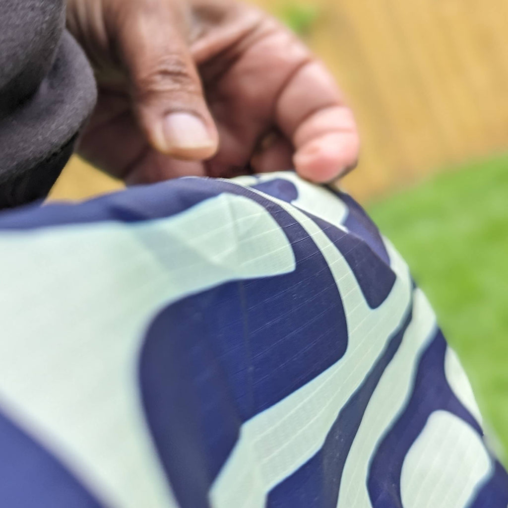 All Very Goods - Reusable Grocery Bag - Kuba Cloth (Indigo)