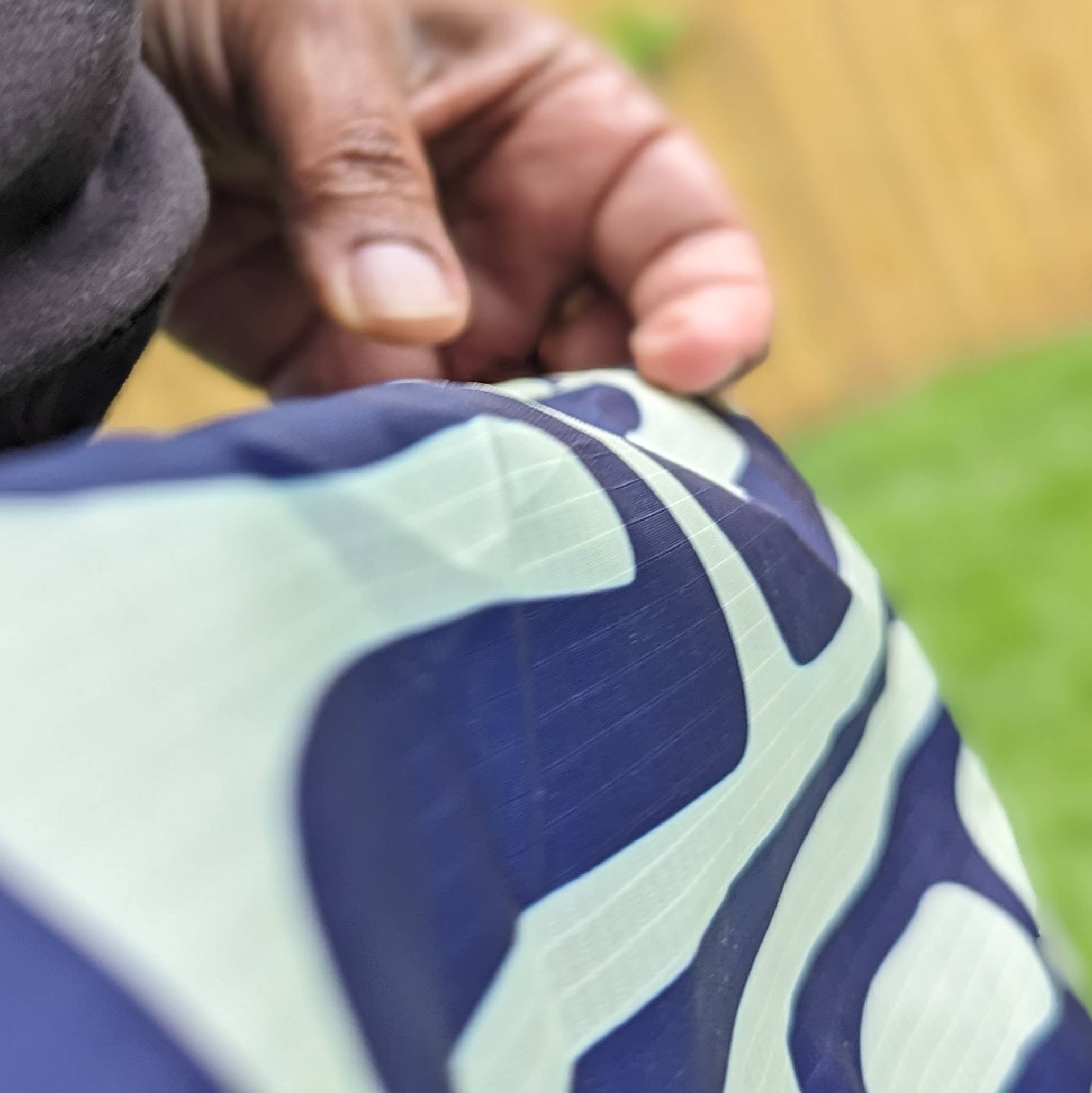All Very Goods - Reusable Grocery Bag - Kuba Cloth (Indigo)
