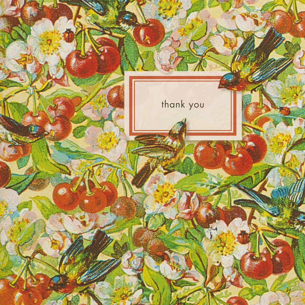Pictrix Design - Thank-you A2 notecard (cherries)