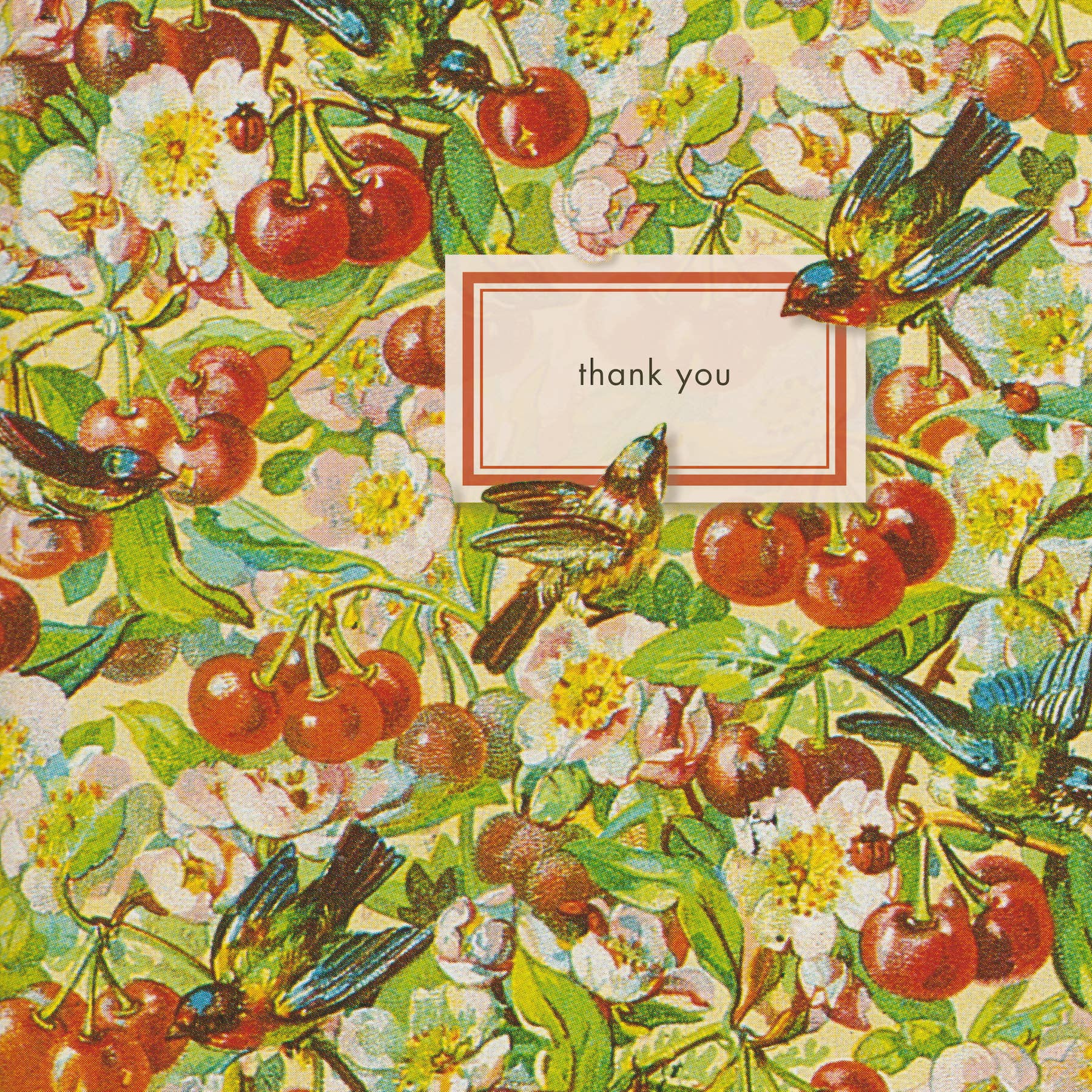 Pictrix Design - Thank-you A2 notecard (cherries)