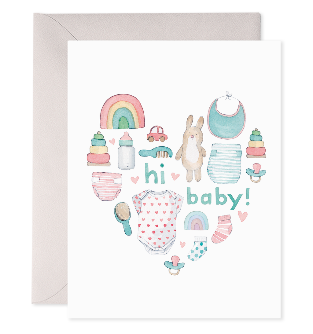 E. Frances Paper - Baby Heart Greeting Card
