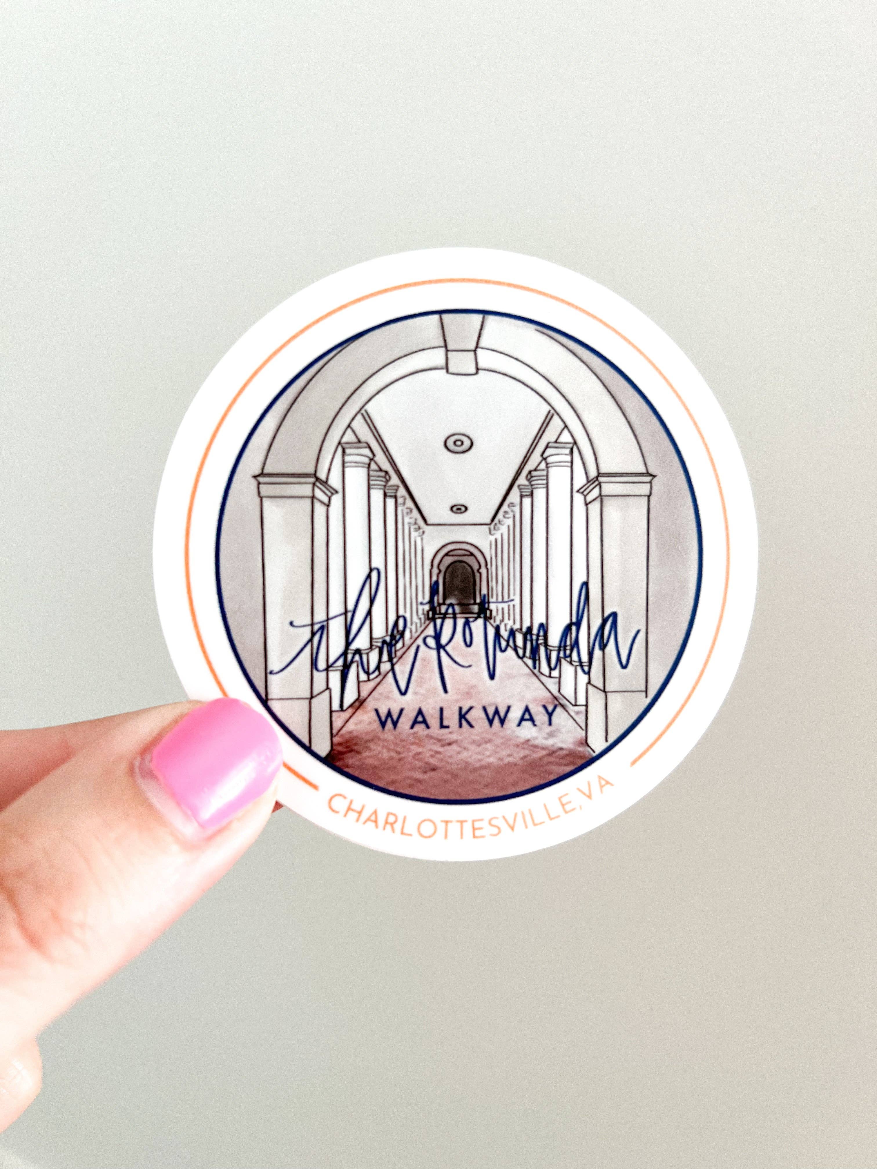 Thirteenwinks - Charlottesville, VA Virginia Rotunda 3in Sticker