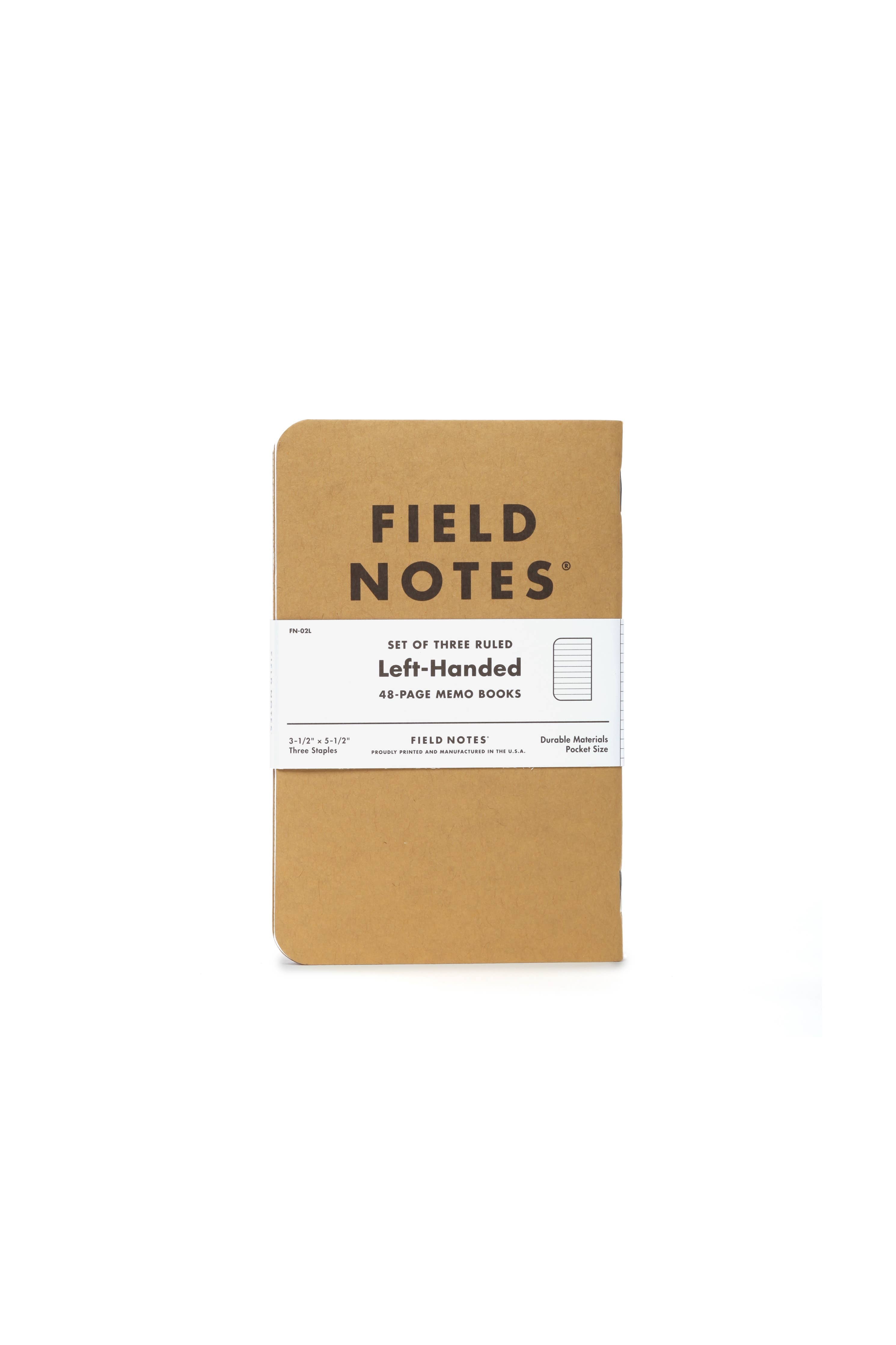 Field Notes - Left-Handed Notebook