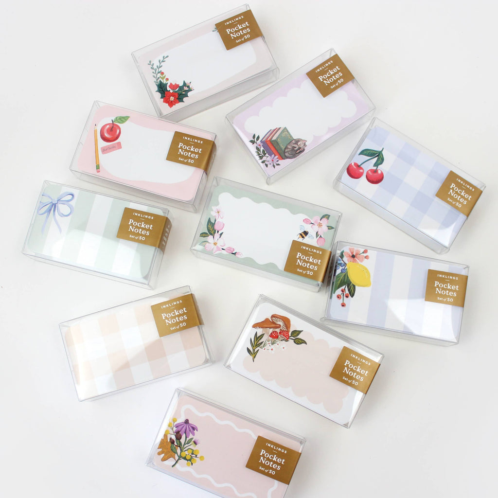 Inklings Paperie - Pocket Notes™ - Winter Holly